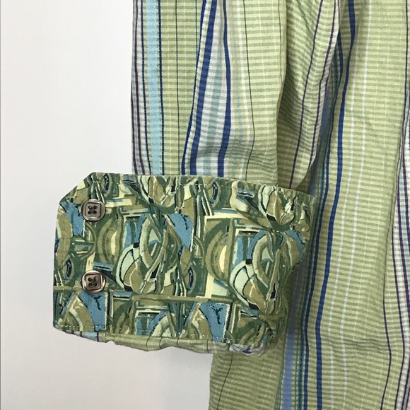 ๐ J. Garcia Button Front Shirt Size XXL Flip Cuff - Picture 4 of 6